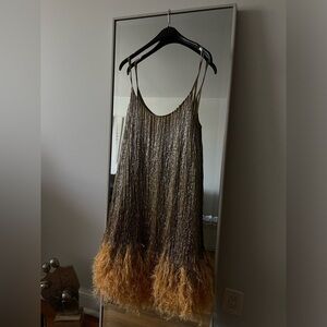 BEAUTIFUL MINI DRESS COMPLETELY BEADED FOR EVENTS